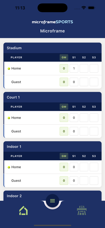 Mobile Scoring App screenshot